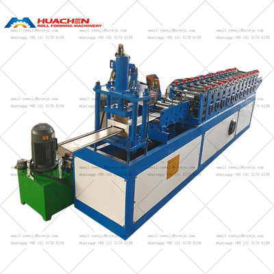 Máy hình thành cuộn cửa bằng tấm thép máy hình thành cuộn cửa