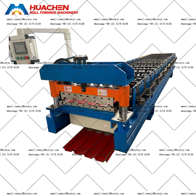 Máy tạo cuộn mái nhà kim loại có xương nhang cao với vật liệu PPGI / GI và chiều rộng 925mm