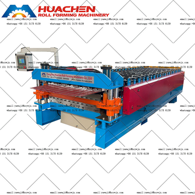 Dẫn dây chuyền Máy hình cuộn hai tầng với 45 thép quenching và mạ lăn trục