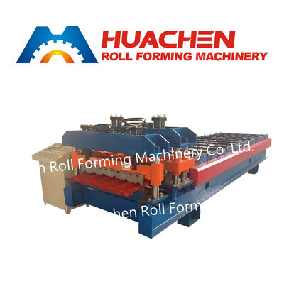 Aluminum Roofing Sheet Roll Forming Machine Metal Tile Making Machine