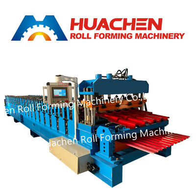 Máy lợp tấm kim loại hình thang, máy sản xuất ngói, máy tạo hình tấm lợp
