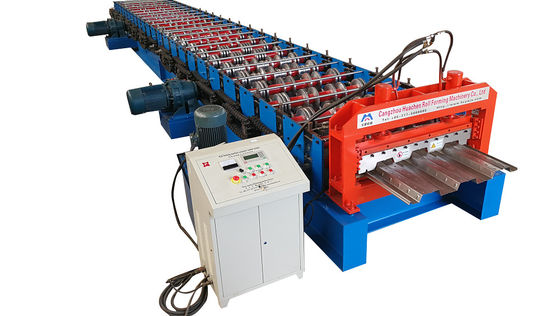 Chất lượng  Long Life Precise Steel Floor Deck Roll Forming Machine with CE nhà máy