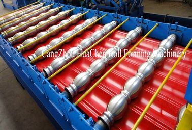 Máy tạo cuộn MetalSheet 0.3 - 0.8mm Tự động cắt thủy lực