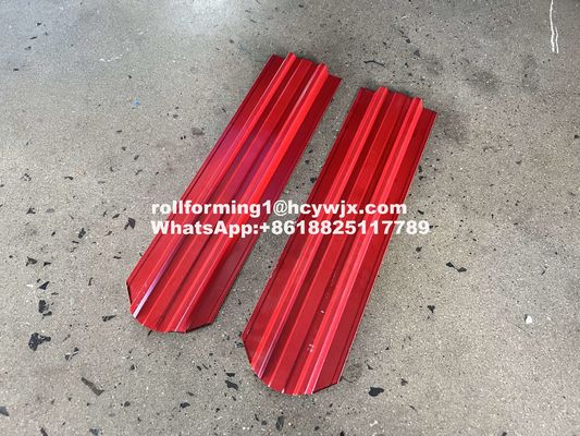 Máy tạo hình cán song chắn hàng rào với cắt thủy lực, điều khiển PLC và độ dày vật liệu 0.3-0.6mm