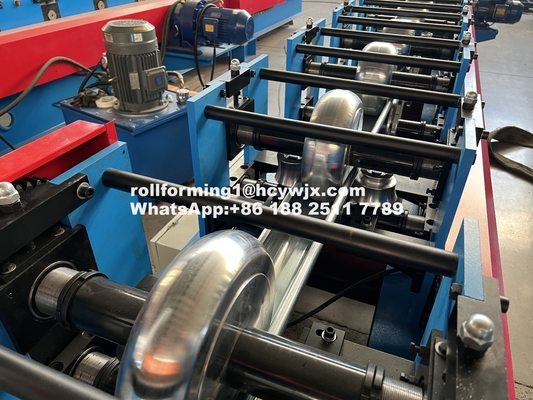 17 Trạm cuộn 333mm Máy tạo cuộn rạch bán tròn