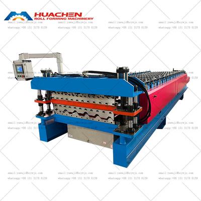 Trung Quốc kim loại gốm Ibr kẽm mái ván hai lớp cuộn hình thành máy chính xác