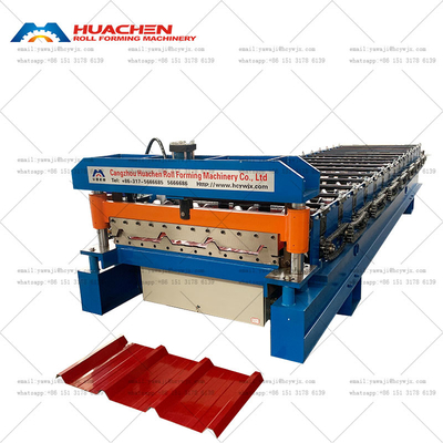 Máy gạch mái Trapezoidal một lớp có thể tùy chỉnh Giải pháp mái nhà hoàn hảo