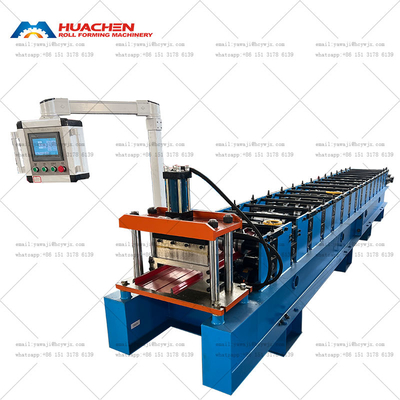 Máy bọc ván ván một lớp Trapezoidal hiệu quả sản xuất với ổ dây chuyền
