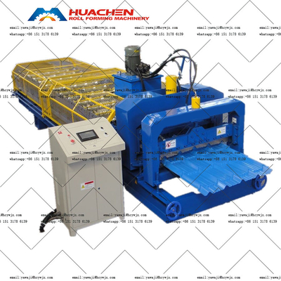 Máy chế tạo cuộn gạch mái kính màu trapezoidal bền với đường kính trục 70mm