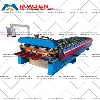 380v 50Hz 3 giai đoạn Ibr Máy tạo cuộn mái nhà bằng thép nhôm với cuộn kéo bền