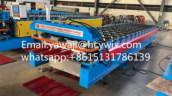 380v 50Hz 3 giai đoạn Ibr Máy tạo cuộn mái nhà bằng thép nhôm với cuộn kéo bền