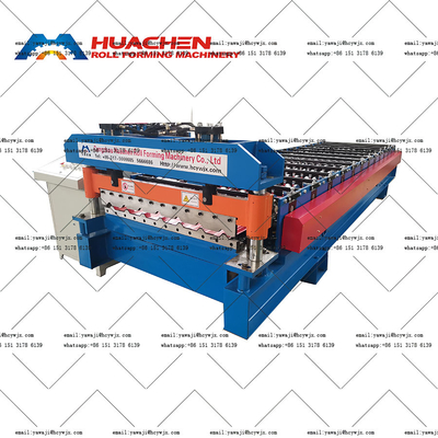 15m/min Tốc độ Máy tạo cuộn mái nhà lớn cho vật liệu chiều rộng 1200mm