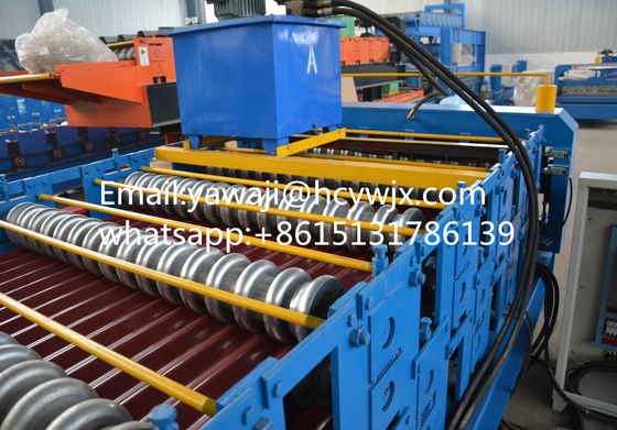 Dẫn dây chuyền Máy tạo cuộn hai tầng cho chiều rộng vật liệu 1250mm trong thời gian giao hàng ngắn