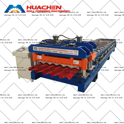 Máy tạo cuộn gạch mái bằng kim loại nhôm