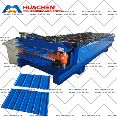 0.3-0.6mm Máy tạo cuộn hai lớp cho tấm mái nhà
