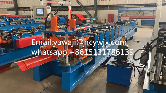0.3mm - 0.8mm Tốc độ cao Ridge Cap Roll Hình thành Máy 380V 50HZ 3