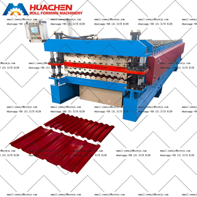 Máy hình rổ hai tầng và tấm mái lợp lợp