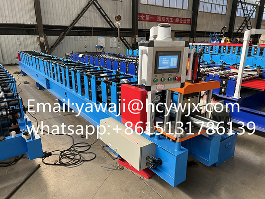 Toàn tự động máng xối Roll Hình thành Thiết bị / tấm Hình thành Máy 0.3mm - 0.6mm
