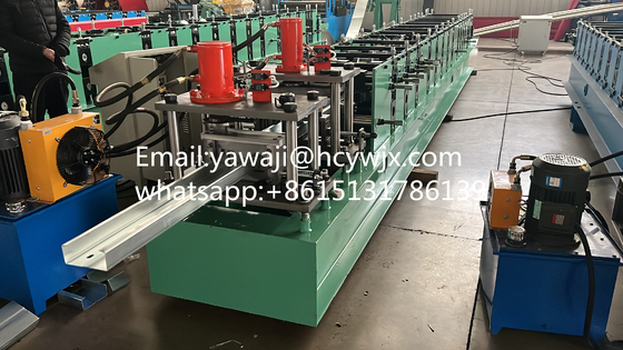 C Máy tạo cuộn Purlin với đâm tự động