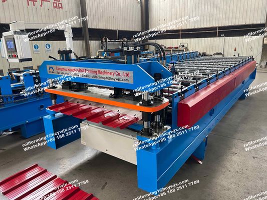 Máy tạo cuộn kim loại mỏng 1250mm 5.5kw