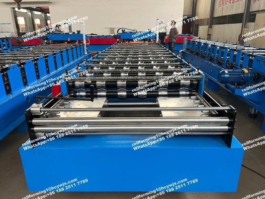 Máy tạo cuộn kim loại mỏng 1250mm 5.5kw