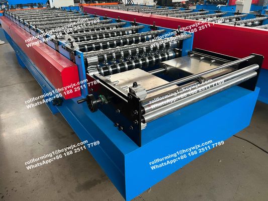 Máy tạo hình sóng truyền động xích tốc độ cao cho tấm tường và vách