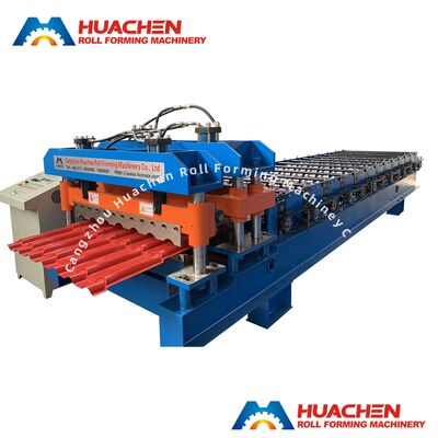 4m / phút Tốc độ 13 Trạm cuộn Thép Đĩa kính Roll Forming Machine với 45 # Thép quenching và Plating