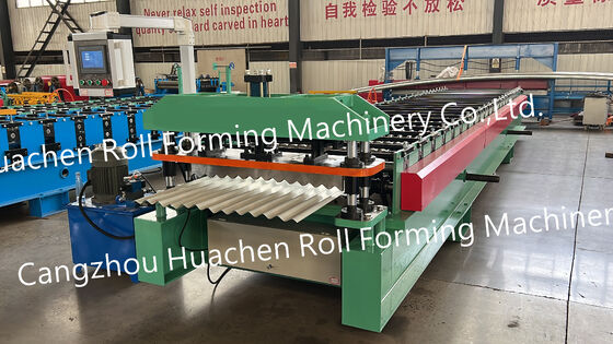 High-strength metal corrugated roof panel manufacturing equipment, corrugated ceiling wall panel forming machine