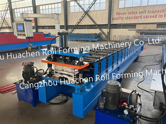 Metal roofing tiles and glazed tiles single-layer roll-forming machine