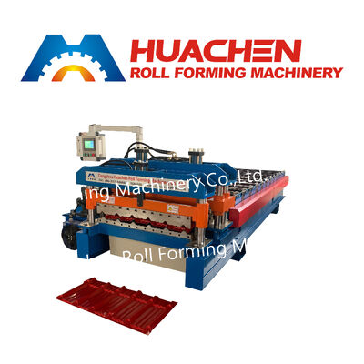 Nhà sản xuất chuyên nghiệp máy cuộn hồ sơ hai lớp và máy cuộn hồ sơ tấm mái bằng kim loại hai lớp / gạch thủy tinh
