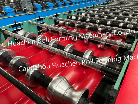 Máy tạo hình cuộn hồ sơ mái nhà bằng kim loại bằng thép lốp