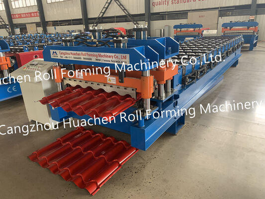Steel Tile Roofing Sheet Roll Forming Machine for Building Material