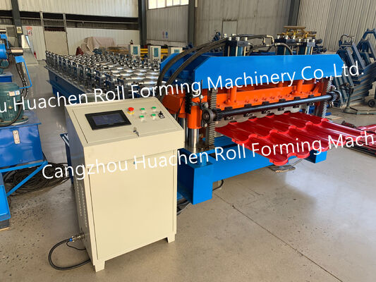 Máy tạo tấm mái bằng thép thép thép đệm bền một lớp