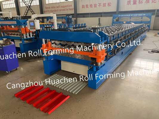 High-efficiency metal roof panel sheet forming machine for construction applications