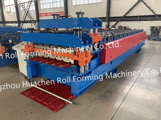 Máy chế tạo tấm mái nhà kim loại thép cuộn Máy chế tạo gạch thủy tinh lớp hai