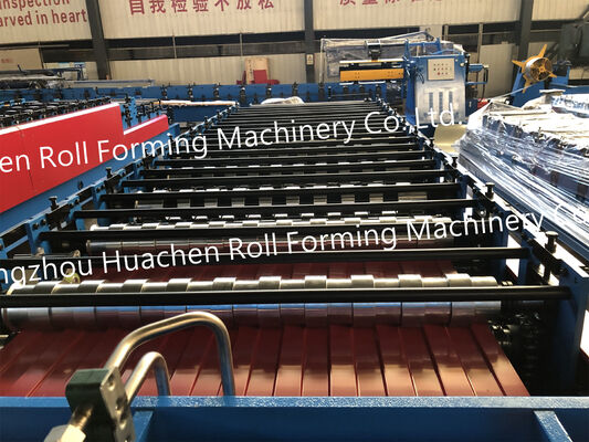 Máy chế biến cuộn băng kính lớp hai tấm mái sắt tùy chỉnh