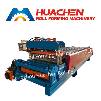Máy làm tấm thép kẽm có màu sắc Lớp lợp lợp lợp bằng kim loại