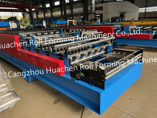 Máy làm tấm thép kẽm có màu sắc Lớp lợp lợp lợp bằng kim loại