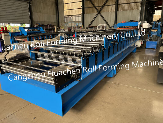 Máy làm tấm thép kẽm có màu sắc Lớp lợp lợp lợp bằng kim loại