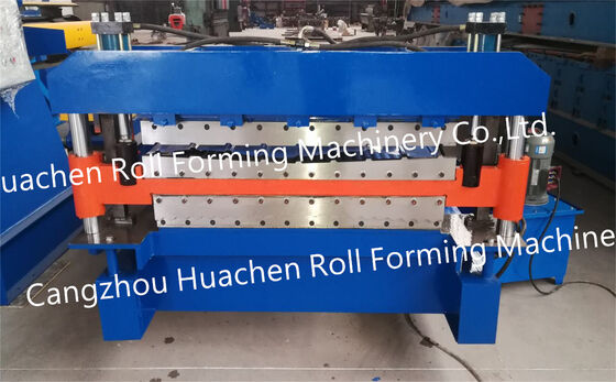 Gạch mái bằng thép màu Ba Lan / Sản xuất tấm mái - Máy đúc hình gấp hai lớp valve lạnh