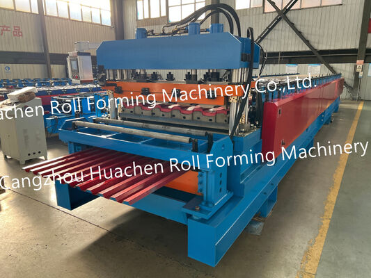 Máy lợp tấm kim loại hình thang, máy sản xuất ngói, máy tạo hình tấm lợp