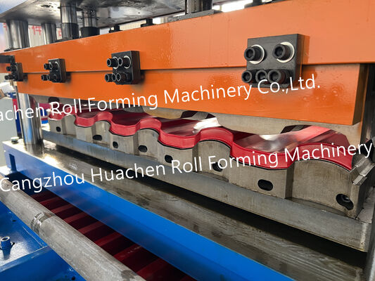 Máy lợp tấm kim loại hình thang, máy sản xuất ngói, máy tạo hình tấm lợp