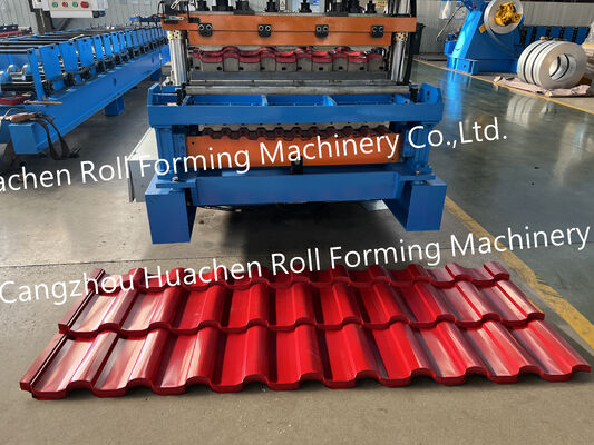 Máy lợp tấm kim loại hình thang, máy sản xuất ngói, máy tạo hình tấm lợp