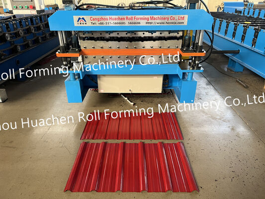 Máy tạo cuộn mái hai lớp Ibr & Step Tile Sheet Making Machine