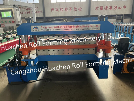 Máy chế tạo tấm mái nhà bằng thép kim loại