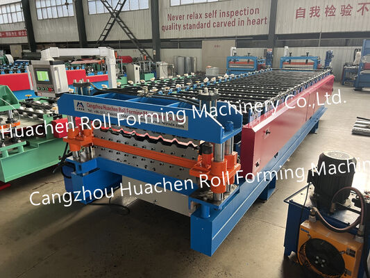 Máy chế tạo tấm mái nhà bằng thép kim loại