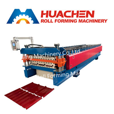 Máy tạo cuộn tấm kim loại sàn nhôm kính chính xác về kích thước