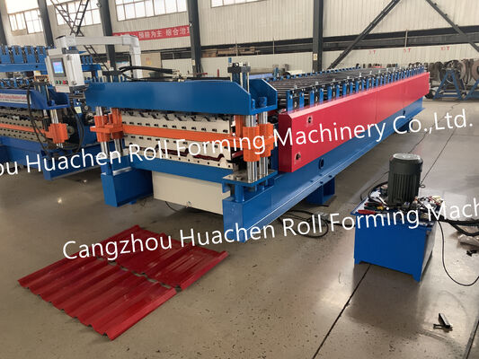 Máy tạo cuộn tấm kim loại sàn nhôm kính chính xác về kích thước