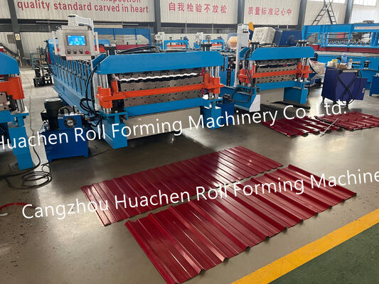 Chất lượng cao và tần số tự động mái nhà màu thép tấm kim loại cuộn hình máy