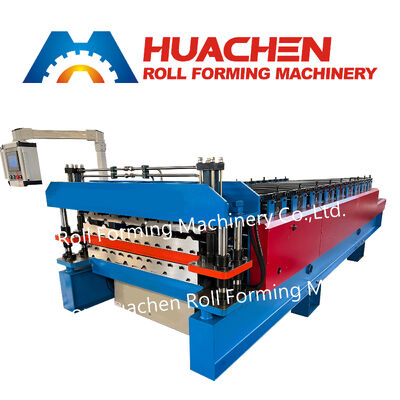 Máy hình rổ tấm mái lót nhôm dây chuyền tự động